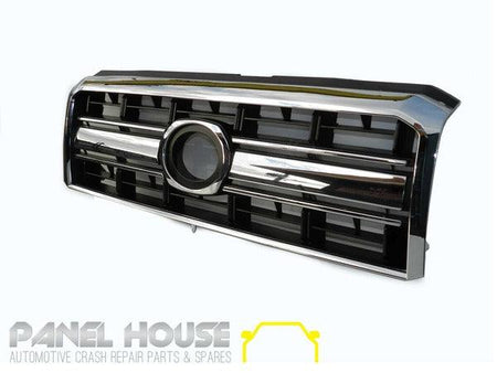 Panel House - Grill Chrome & Black Fits Toyota Landcruiser 70 (76 78 79) Series 2007 - 2018 - 4X4OC™ | 4x4 Offroad Centre