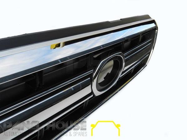 Panel House - Grill Chrome & Black Fits Toyota Landcruiser 70 (76 78 79) Series 2007 - 2018 - 4X4OC™ | 4x4 Offroad Centre