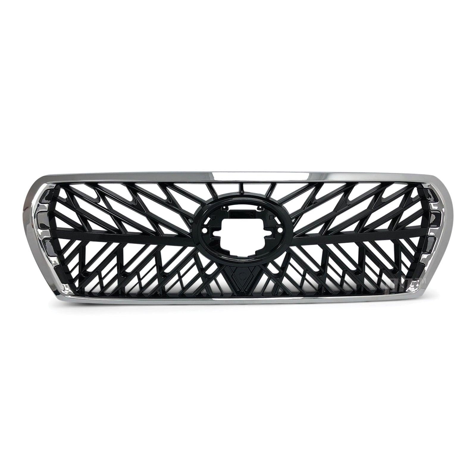 Panel House - Grill Chrome & Black Web Style Fits Toyota Landcruiser 200 Series 2007 - 2015 - 4X4OC™ | 4x4 Offroad Centre