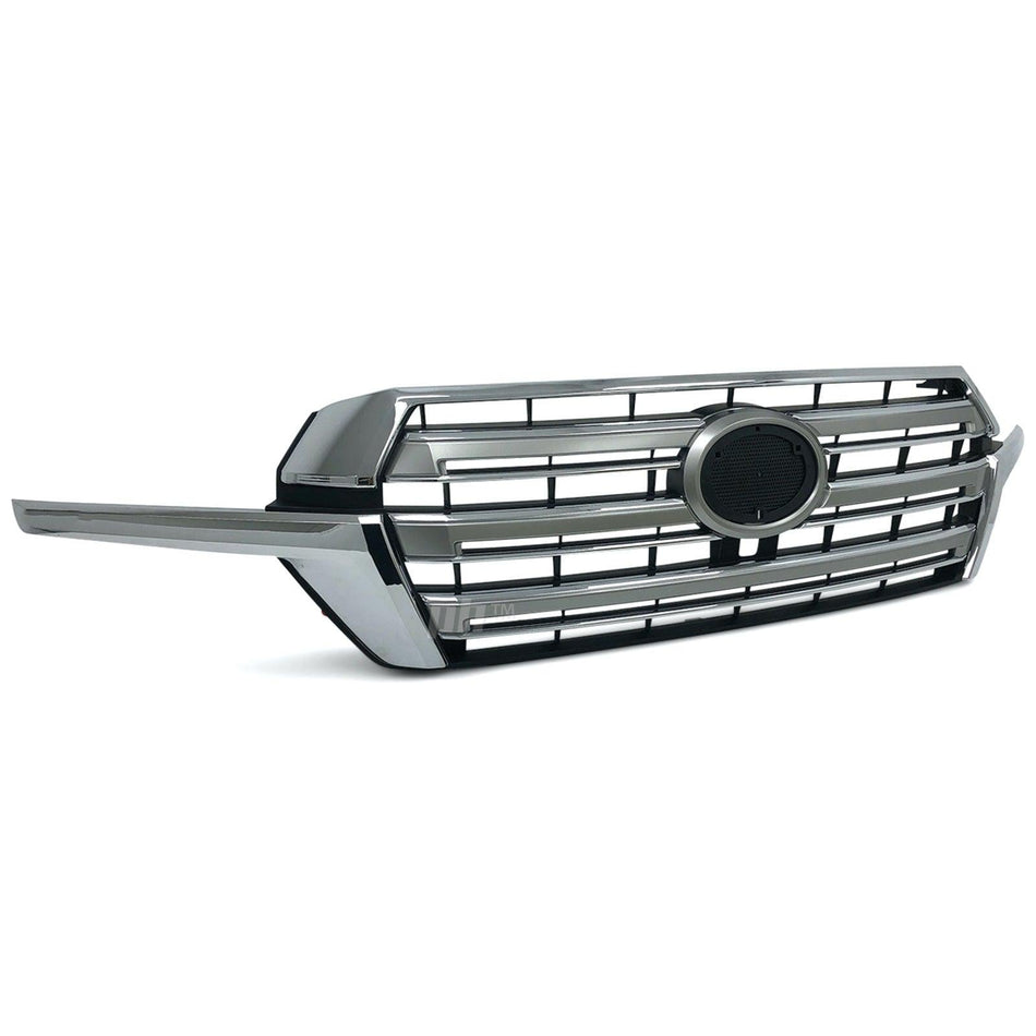 Panel House - Grill Chrome Camera Type Fits Toyota Landcruiser 200 Series 2015 - GXL VX Sahara - 4X4OC™ | 4x4 Offroad Centre