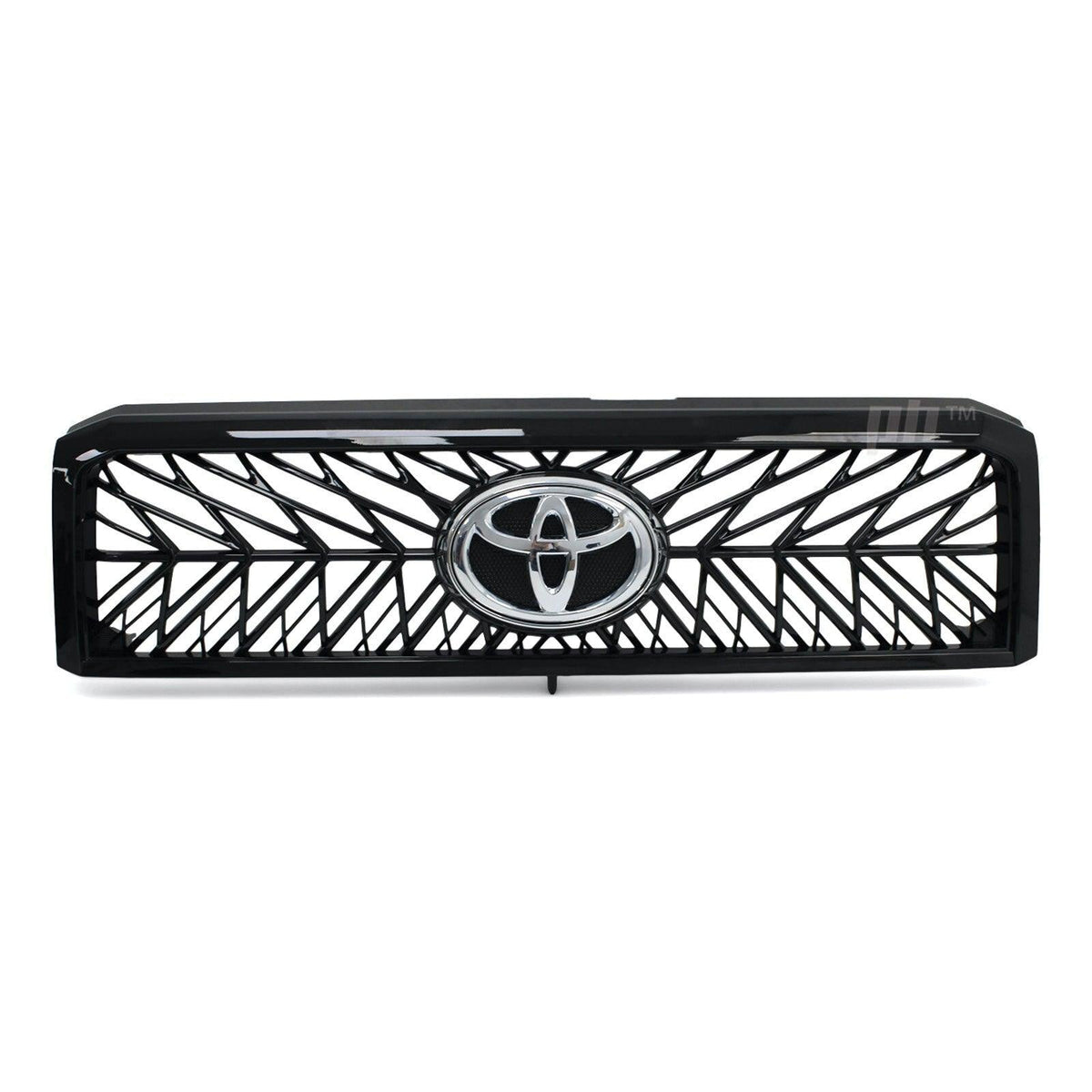 Panel House - Grill Gloss Black Web Style Fits Toyota Landcruiser 76 78 79 Series 2007 - 2021 - 4X4OC™ | 4x4 Offroad Centre