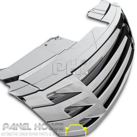 Panel House - Grill Upgrade Billet Chrome fits Isuzu D - Max Dmax Ute 2012 - 2016 Grille - 4X4OC™ | 4x4 Offroad Centre