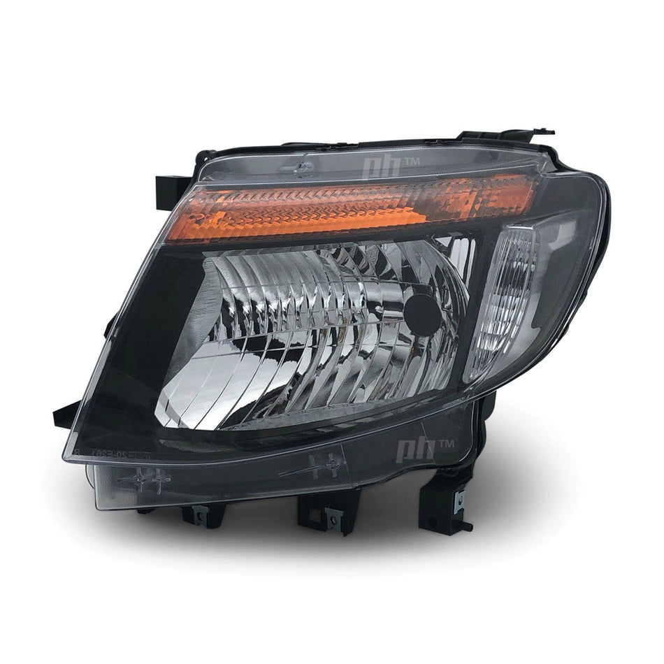 Panel House - Headlight Black LEFT fits Ford Ranger PX MK1 XL XLT WILDTRAK 11 - 15 - 4X4OC™ | 4x4 Offroad Centre