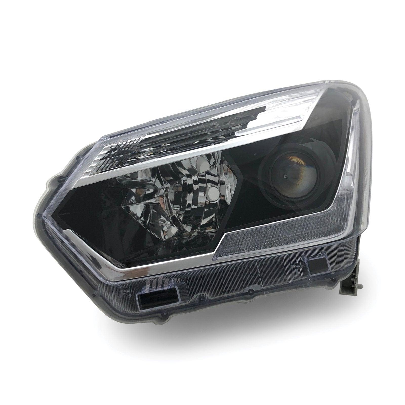 Panel House - Headlight Black Projector LEFT LED DRL Fits Isuzu DMAX 2017 - 2020 - 4X4OC™ | 4x4 Offroad Centre