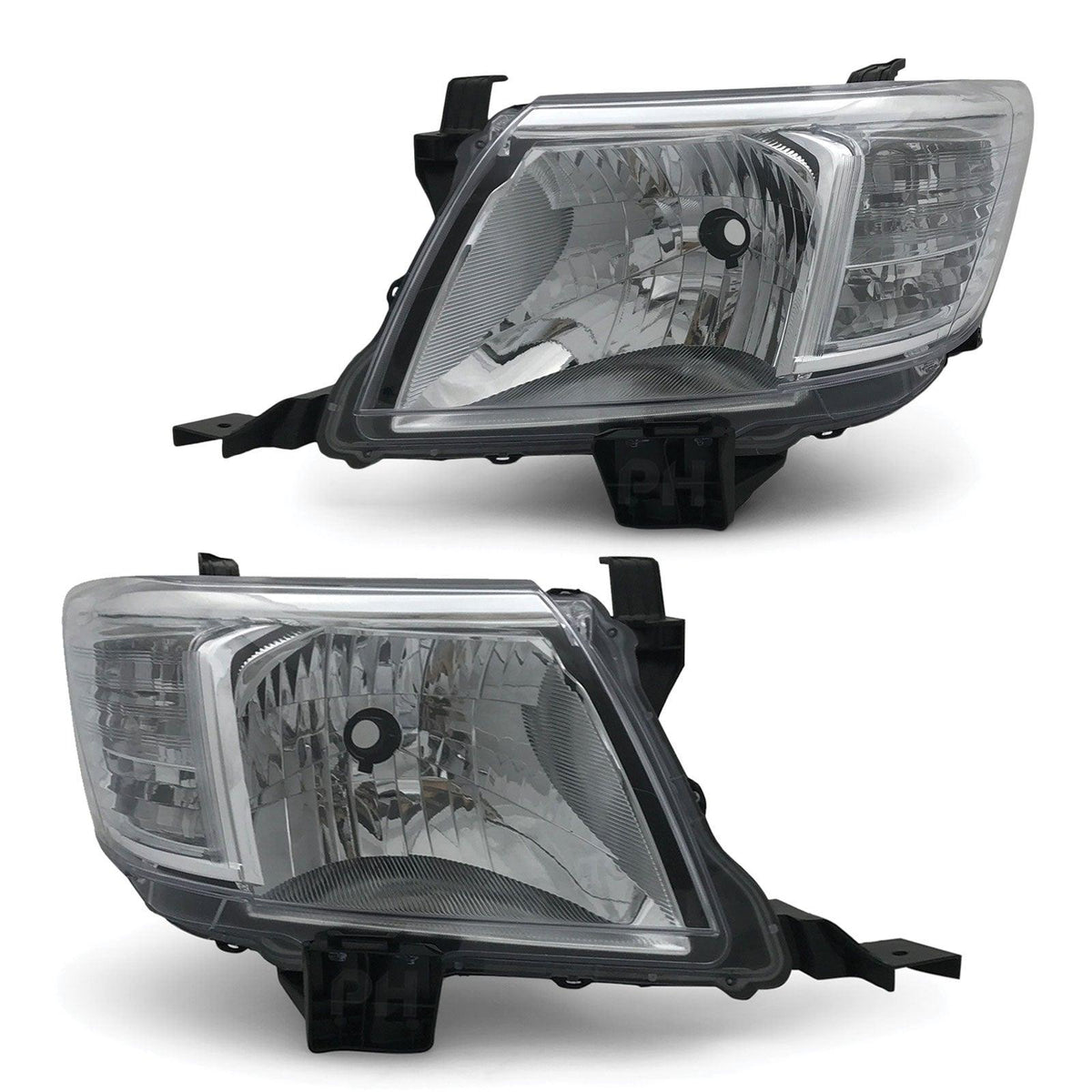 Panel House - Headlights PAIR Fits Toyota Hilux N70 2WD 4WD 06 - 2011 - 03 - 2015 - 4X4OC™ | 4x4 Offroad Centre