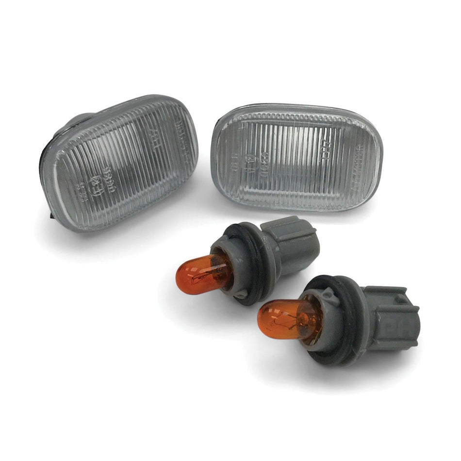 Panel House - Indicator Guard Repeater Light Flasher PAIR With Bulbs Fits Toyota Hilux 05 - 14 - 4X4OC™ | 4x4 Offroad Centre