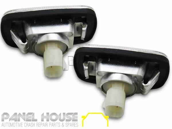 Panel House - Indicator Lights PAIR Clear Fits Toyota LANDCRUISER 76 78 79 Series 2007 - 2018 - 4X4OC™ | 4x4 Offroad Centre