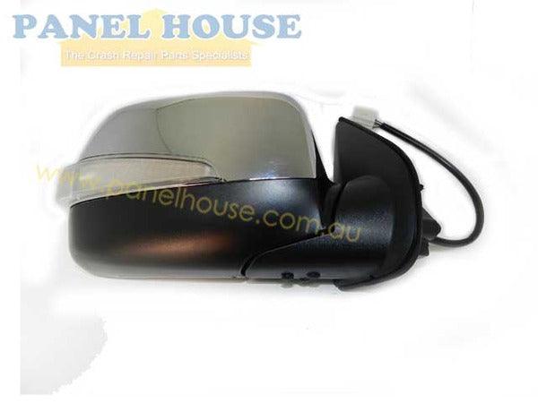 Panel House - Isuzu D - MAX DMAX 08 - 12 LH+RH Chrome Elec AUTO FOLD Door Mirrors Blinker NEW - 4X4OC™ | 4x4 Offroad Centre