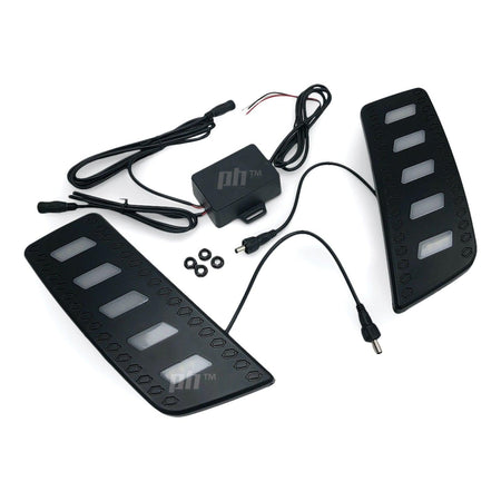 Panel House - LED DRL Grill Inserts PAIR Fits Ford Ranger PX1 MK1 XL XLT Wildtrak - 4X4OC™ | 4x4 Offroad Centre