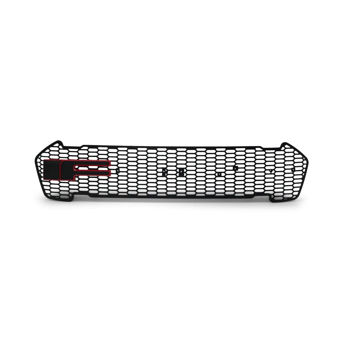 Panel House - Mesh Front Grill Red F Style fits Ford Ranger MK2 PX2 Raptor XLT Wildtrak 2015 - 2018 - 4X4OC™ | 4x4 Offroad Centre