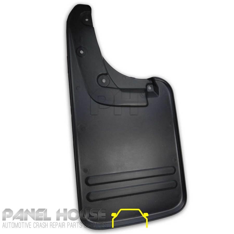 Panel House - MudFlap RIGHT Rear Plastic 58cm long Fits Toyota Hilux Ute 11 - 14 4WD SR5 - 4X4OC™ | 4x4 Offroad Centre