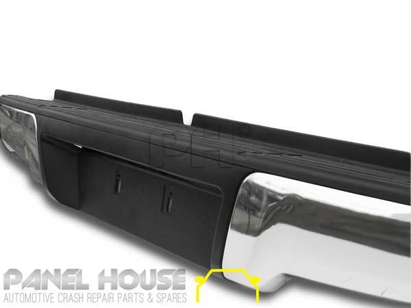 Panel House - Rear Bumper Bar Chrome Fits Isuzu DMAX 2012 - 2020 Flat Top D - MAX - 4X4OC™ | 4x4 Offroad Centre