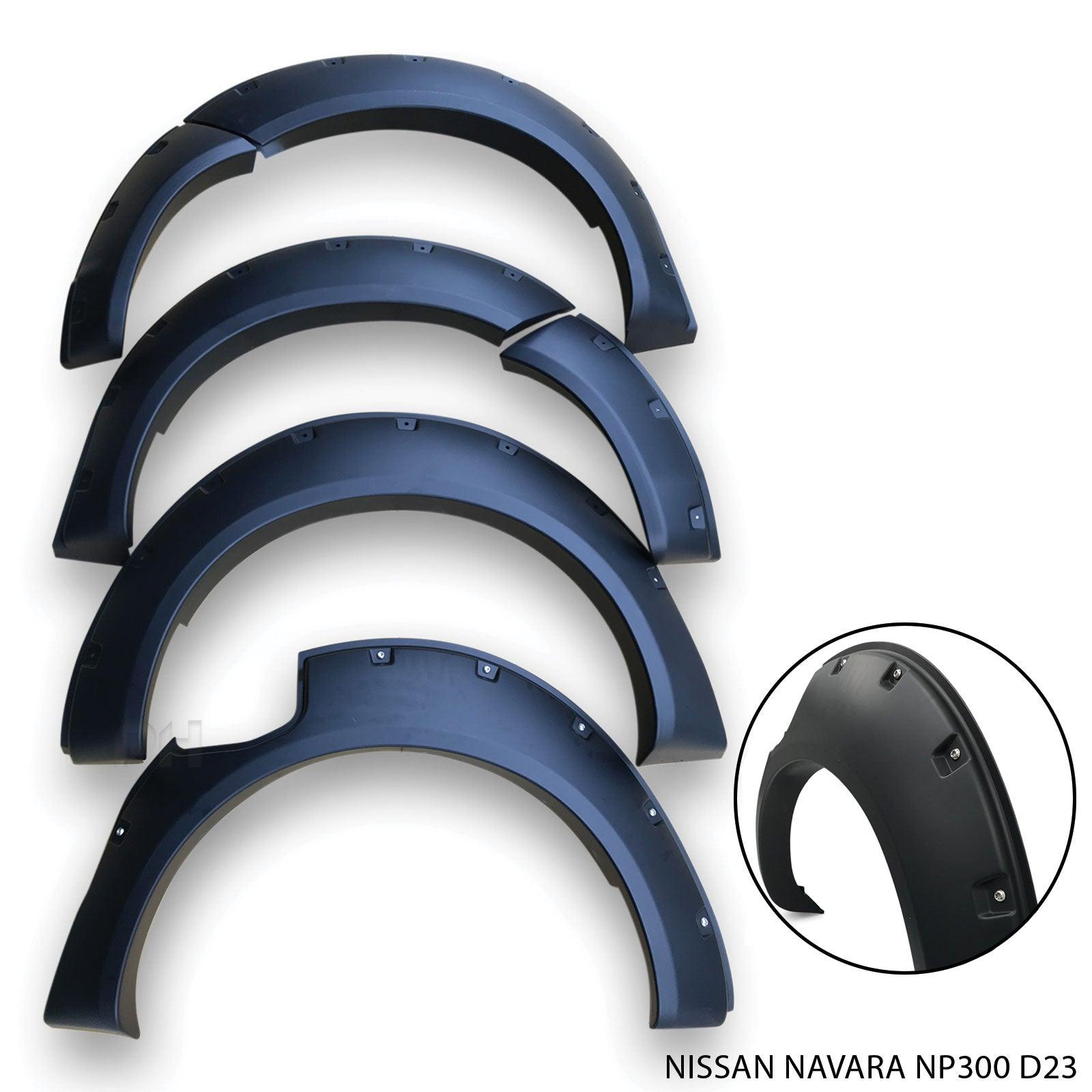 Panel House - Smooth Wide Bolt On Style Fender Flare Kit 6 Piece Fits Nissan Navara NP300 D23 15 - 20 - 4X4OC™ | 4x4 Offroad Centre