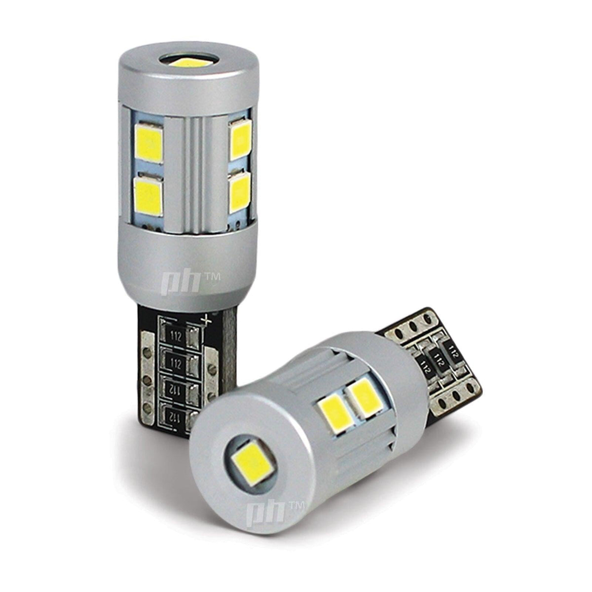 Panel House - T10 Wedge Style LED Bulbs White Canbus 8000k 430LM PAIR Park Light - 4X4OC™ | 4x4 Offroad Centre