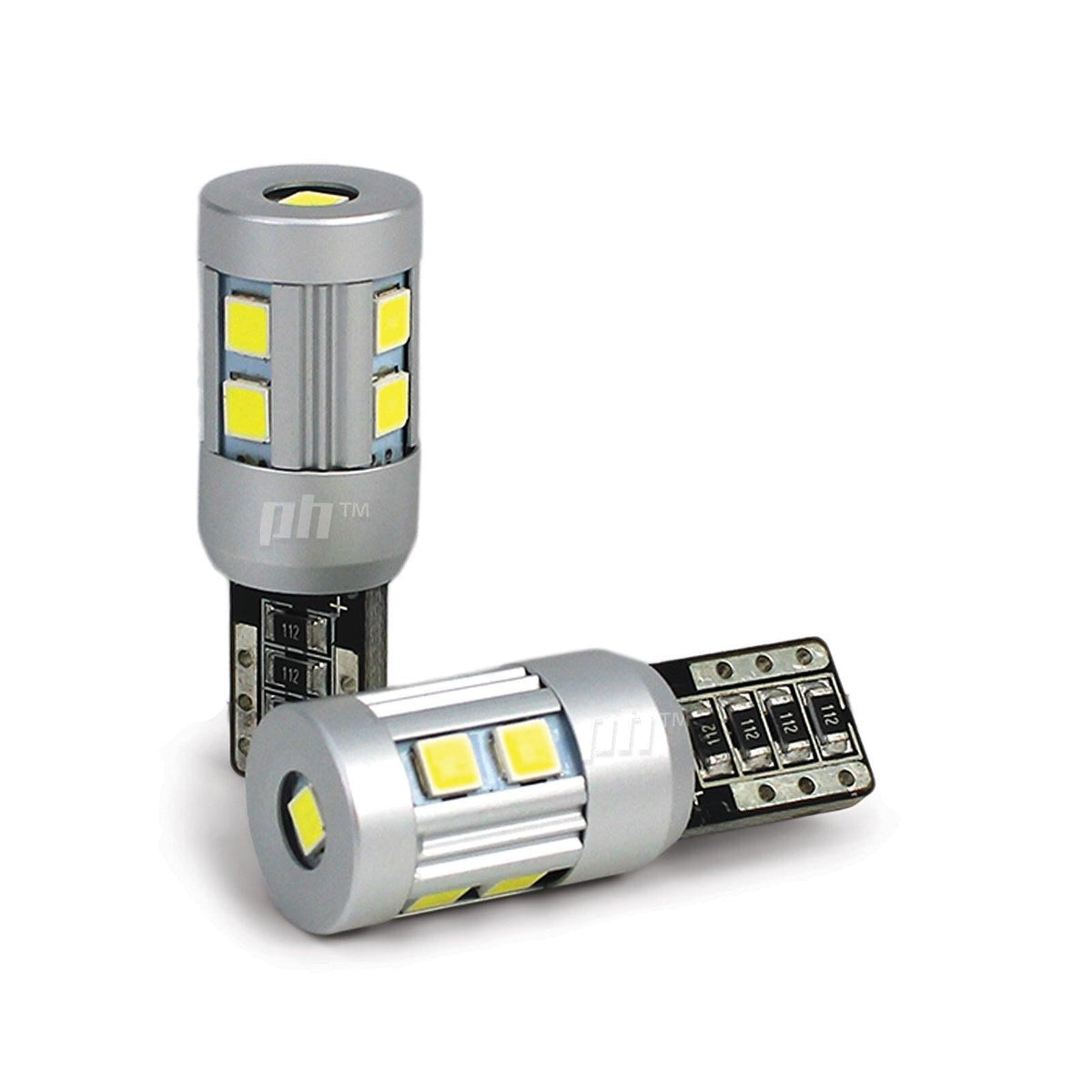 Panel House - T10 Wedge Style LED Bulbs White Canbus 8000k 430LM PAIR Park Light - 4X4OC™ | 4x4 Offroad Centre