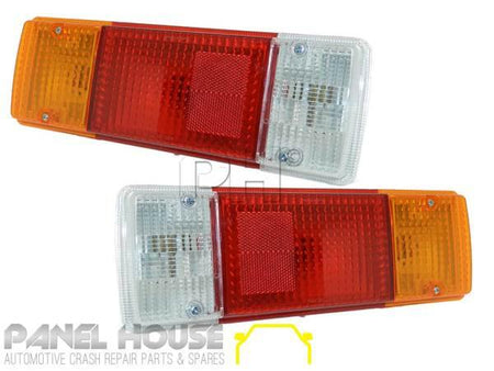 Panel House - Tail Lights PAIR with Wiring and Bulbs Fits Toyota Hilux 2005 - 2011 Trayback - 4X4OC™ | 4x4 Offroad Centre