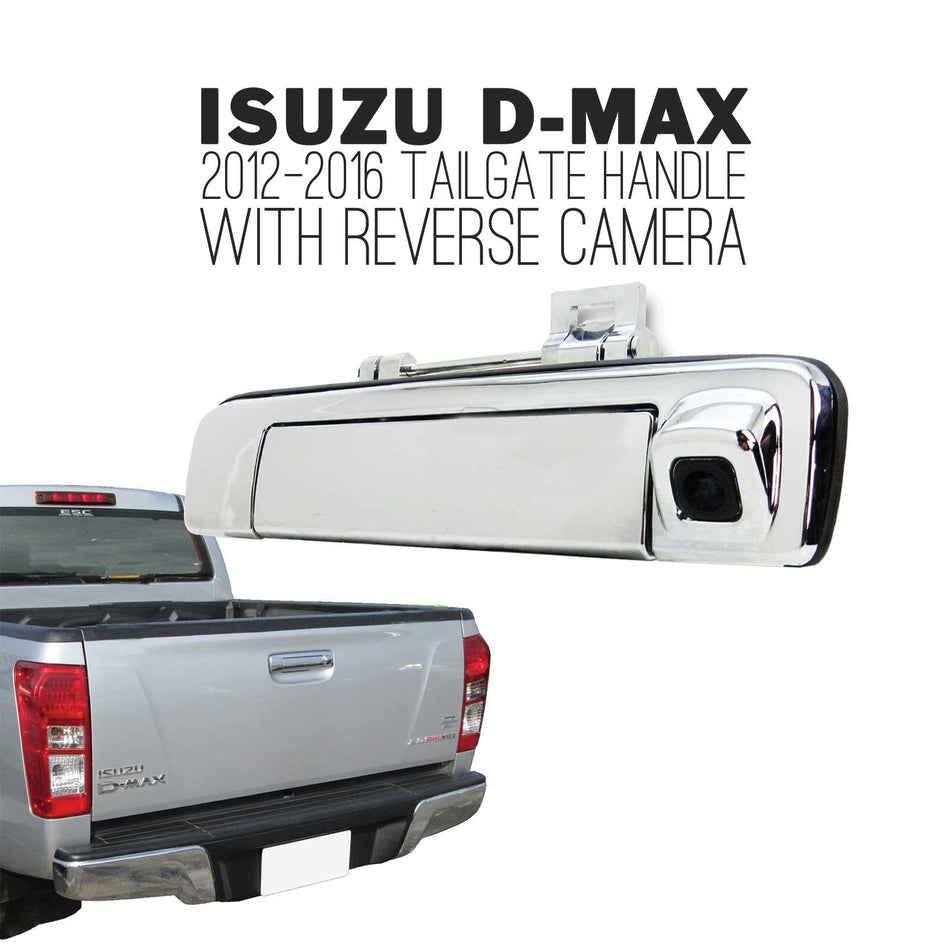 Panel House - Tailgate Handle Chrome with Reverse Camera NEW fits Isuzu D - MAX Ute 12 - '15 LS - U Dmax - 4X4OC™ | 4x4 Offroad Centre