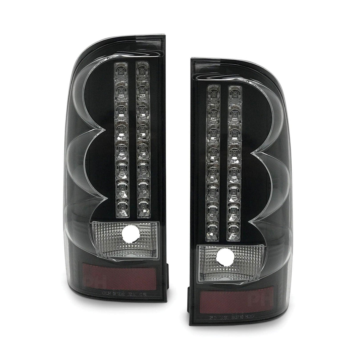 Panel House - Upgrade Black LED Tail Lights PAIR Fits Toyota Hilux N70 SR5 2005 - 2014 - 4X4OC™ | 4x4 Offroad Centre