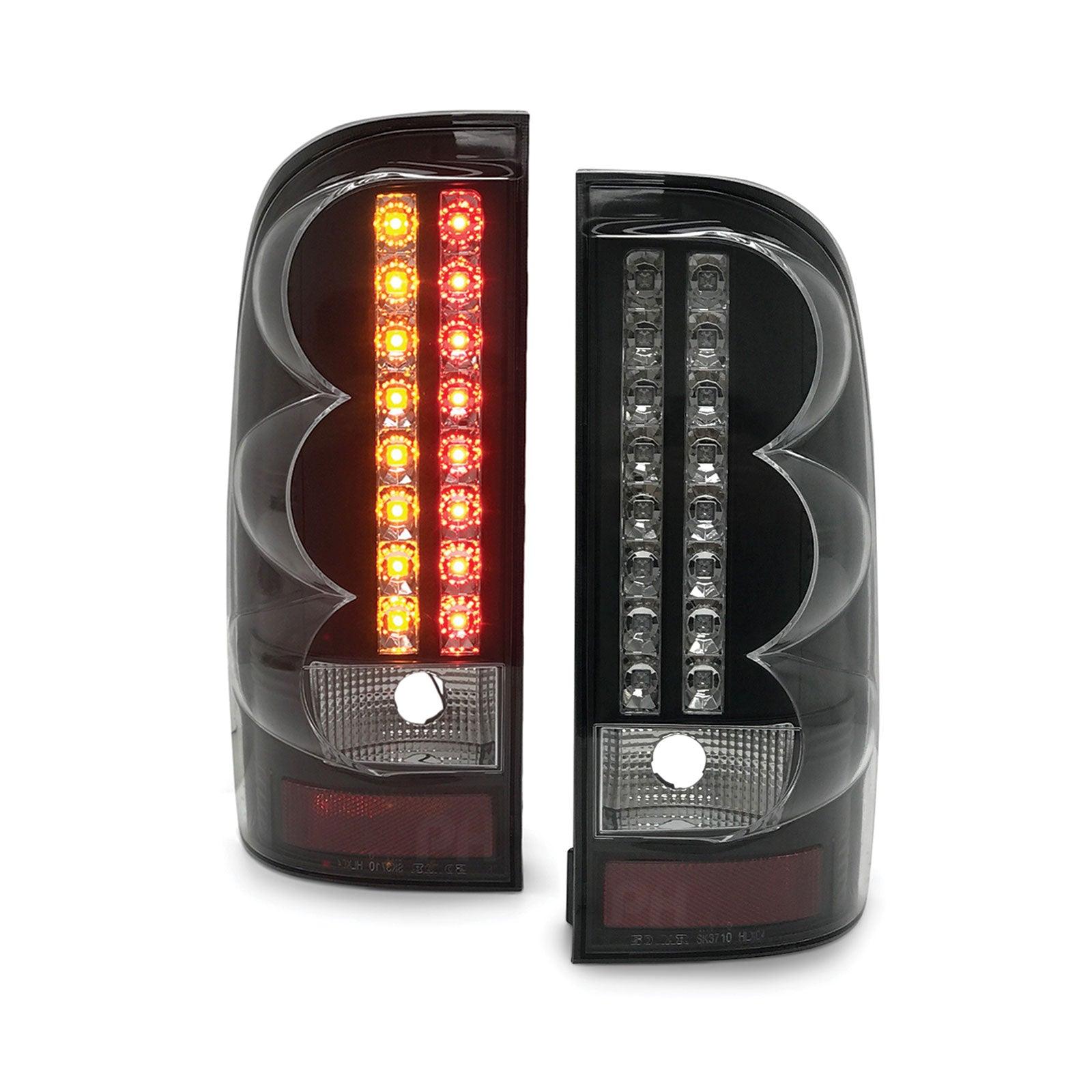 Panel House - Upgrade Black LED Tail Lights PAIR Fits Toyota Hilux N70 SR5 2005 - 2014 - 4X4OC™ | 4x4 Offroad Centre