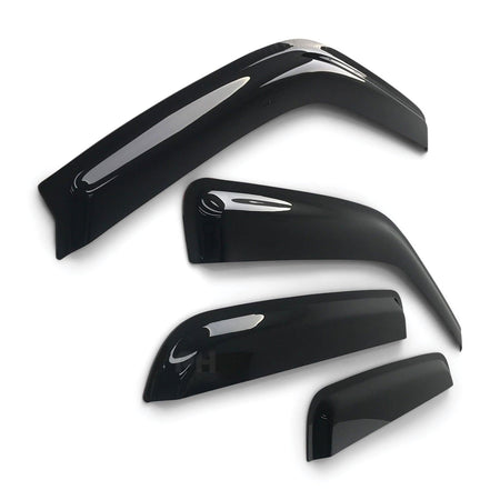 Panel House - Weather Shield Window Visors SET 4 Piece Fits Isuzu DMAX D - MAX Dual Cab 08 - 12 - 4X4OC™ | 4x4 Offroad Centre