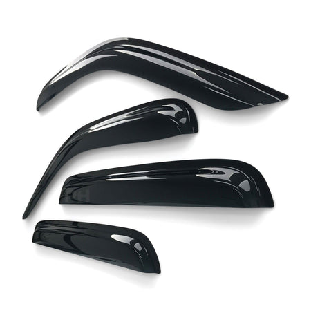 Panel House - Weather Shield Window Visors SET 4 Piece Fits Nissan Navara D40 2005 - 2015 - 4X4OC™ | 4x4 Offroad Centre