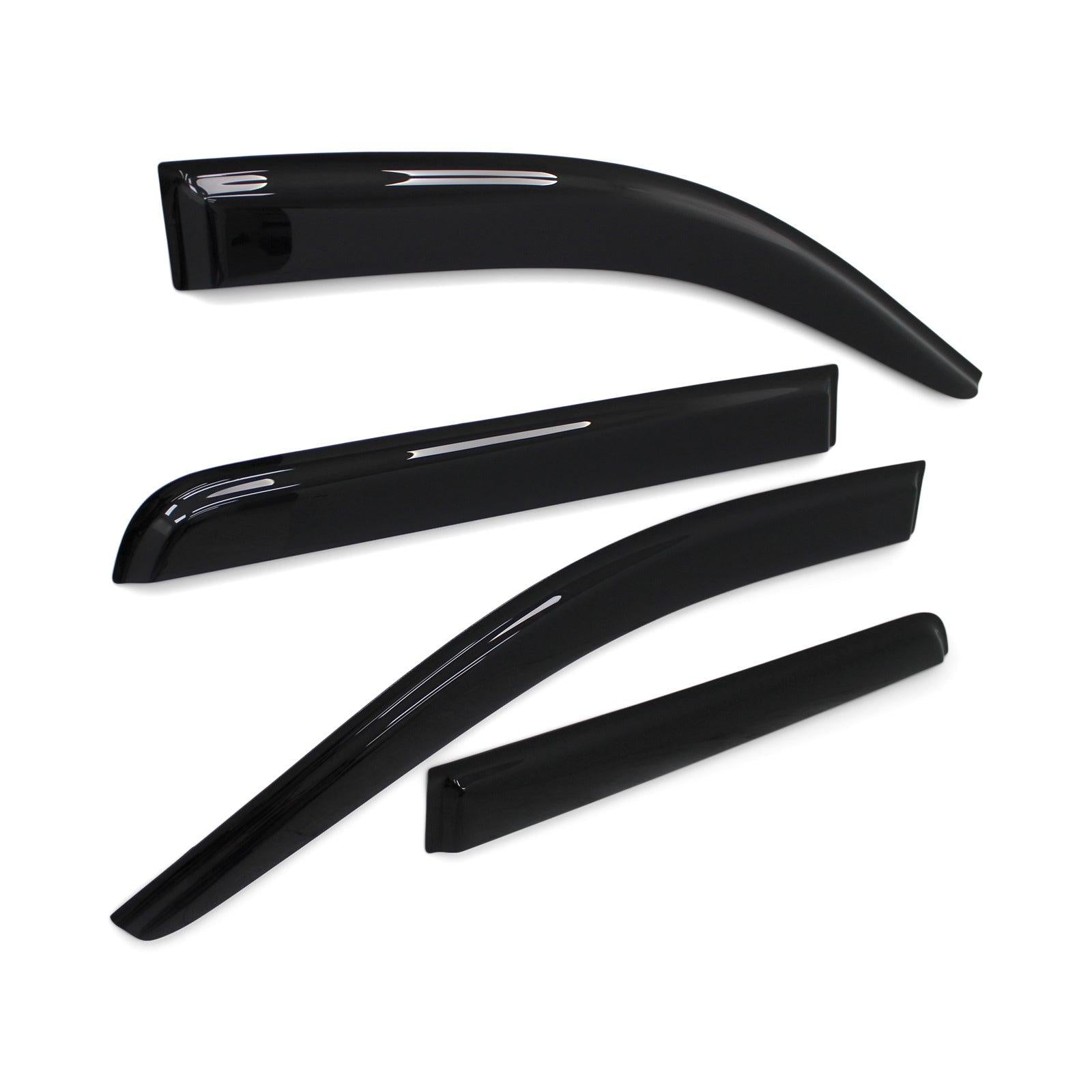 Panel House - Weather Shield Window Visors SET 4 Piece Fits Nissan Navara NP300 D23 15 - 20 - 4X4OC™ | 4x4 Offroad Centre