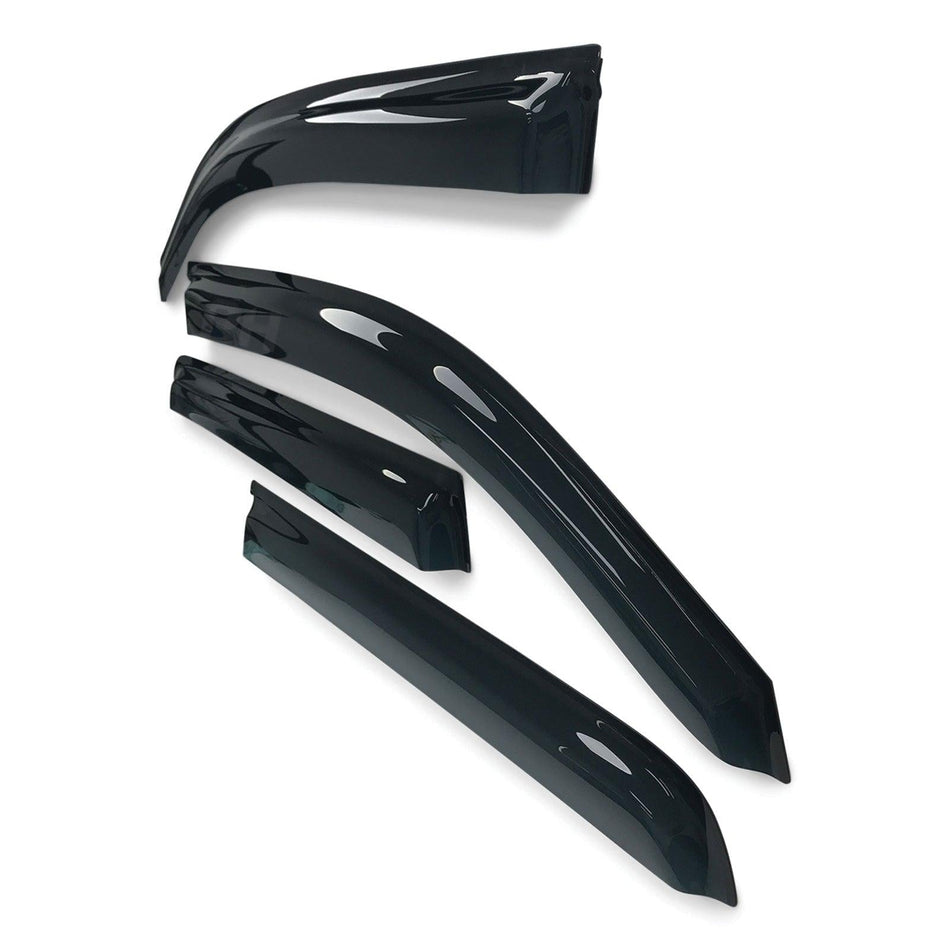 Panel House - Weather Shield Window Visors SET 4 Piece Fits Volkswagen Amarok 2011 - 2020 - 4X4OC™ | 4x4 Offroad Centre