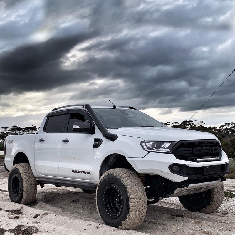 PHAT Bars - Ford Ranger ANGLED Rock Sliders / Side steps - 4X4OC™ | 4x4 Offroad Centre