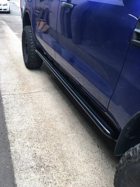 PHAT Bars - Ford Ranger ANGLED Rock Sliders / Side steps - 4X4OC™ | 4x4 Offroad Centre