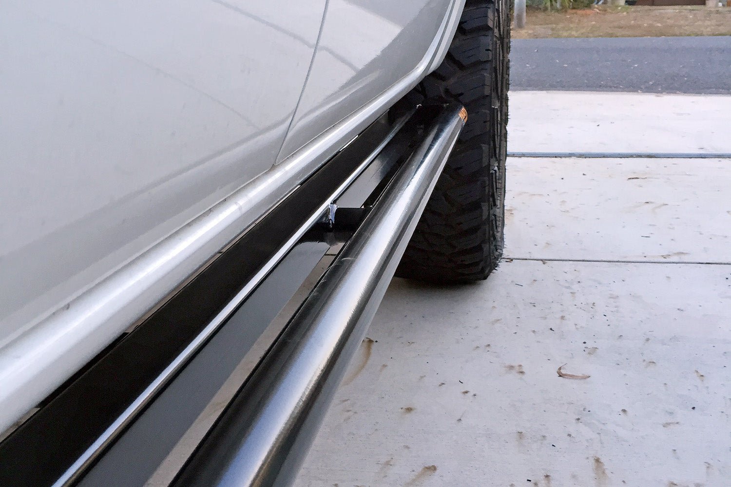 PHAT Bars - Ford Ranger FLAT Rock Sliders / Side Steps - 4X4OC™ | 4x4 Offroad Centre