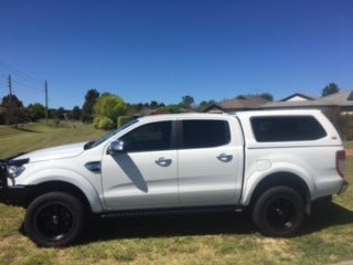 PHAT Bars - Ford Ranger FLAT Rock Sliders / Side steps - P/C Ally Checkerplate Tread - 4X4OC™ | 4x4 Offroad Centre