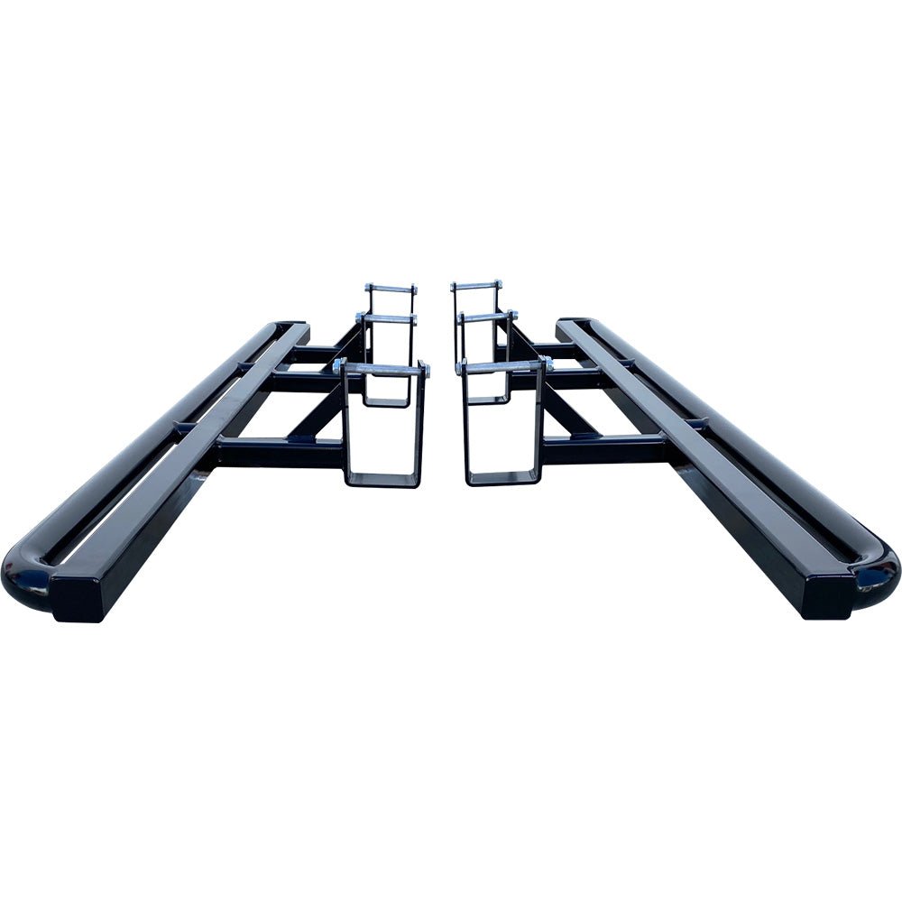 PHAT Bars - Isuzu D - Max 2012 - 2020 FLAT Rock Sliders / Side Steps - No Ally Step - 4X4OC™ | 4x4 Offroad Centre