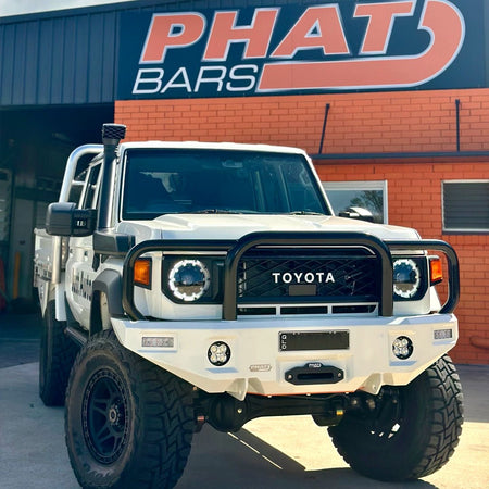 PHAT Bars - LandCruiser 79/76 Series Facelift Bull Bar - 4X4OC™ | 4x4 Offroad Centre