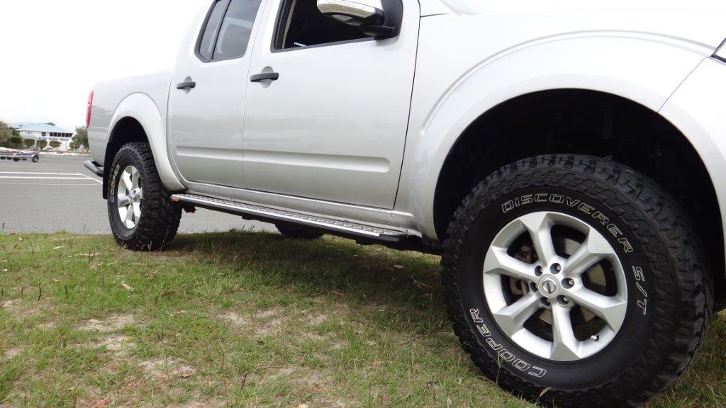 PHAT Bars - Navara D40 Rock Sliders / Side Steps - Ally Step - 4X4OC™ | 4x4 Offroad Centre