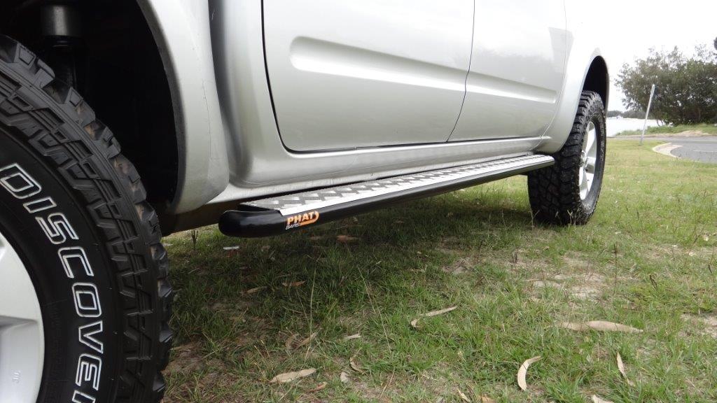 PHAT Bars - Navara D40 Rock Sliders / Side Steps - Ally Step - 4X4OC™ | 4x4 Offroad Centre