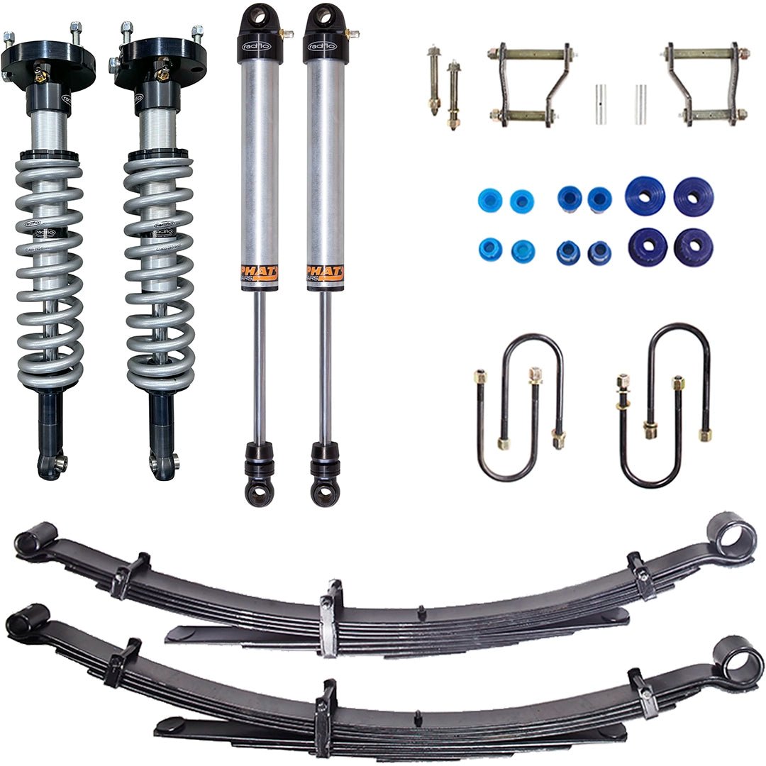 PHAT Bars - PHAT Bars RADFLO 2.0 IFP Full Kit 2” – 3” Adjustable lift - 2021+ Dmax/BT - 50 - 4X4OC™ | 4x4 Offroad Centre