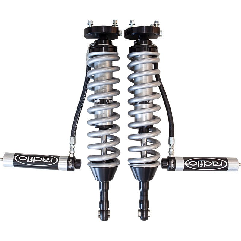 PHAT Bars - PHAT Bars RADFLO 2.5 Front Coilovers Remote Reservoir with Adjusters 0” – 3” - Hilux - 4X4OC™ | 4x4 Offroad Centre