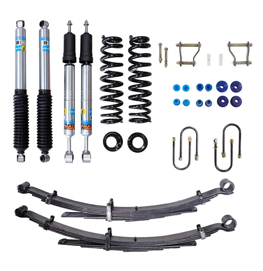 PHAT Bars - PHAT Bars Silver Series Bilstein 2” - 3” Adjustable Lift Kit - Hilux - 4X4OC™ | 4x4 Offroad Centre