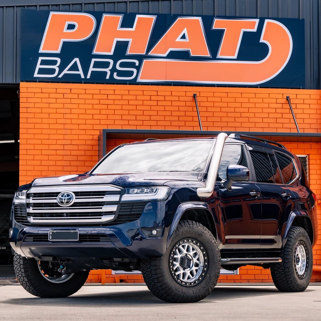 PHAT Bars - Toyota LandCruiser 300 Series FLAT Rock Sliders / Side Steps - 4X4OC™ | 4x4 Offroad Centre