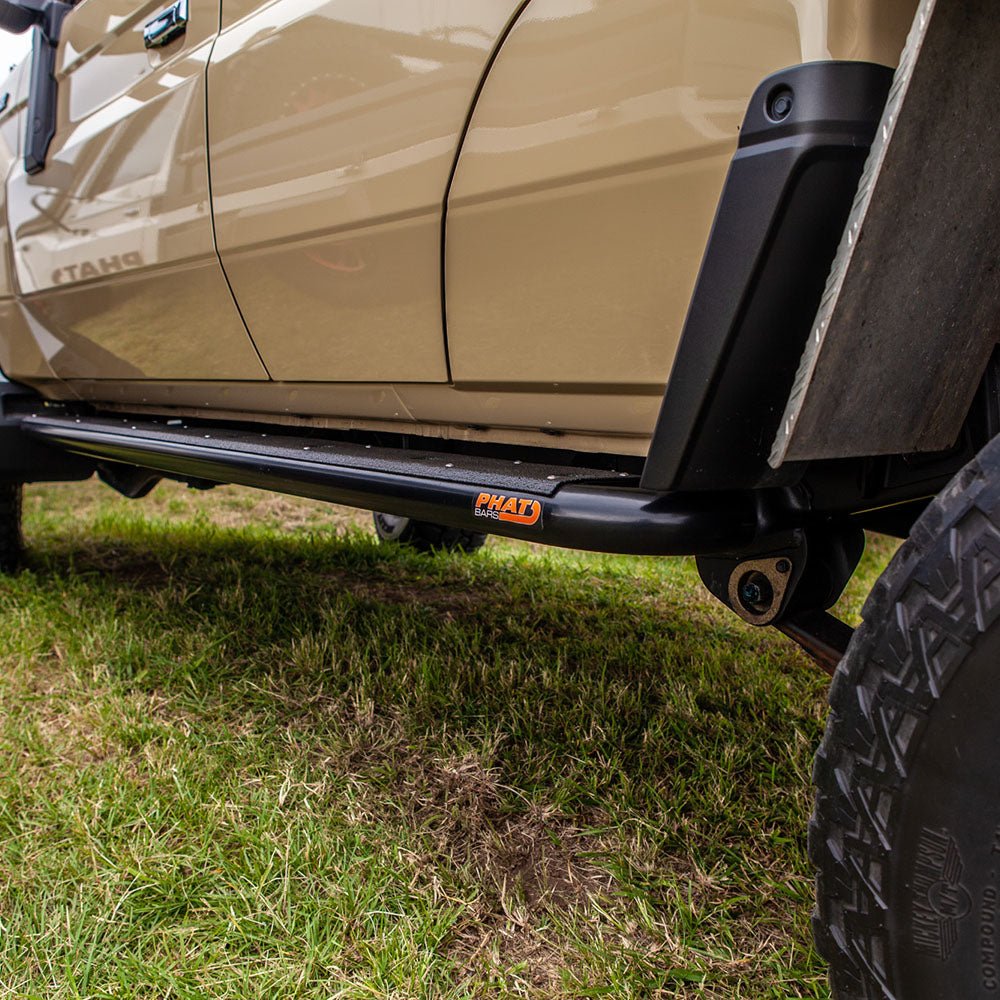 PHAT Bars - Toyota LandCruiser 79/76 Series FLAT Rock Sliders / Side Steps - 4X4OC™ | 4x4 Offroad Centre