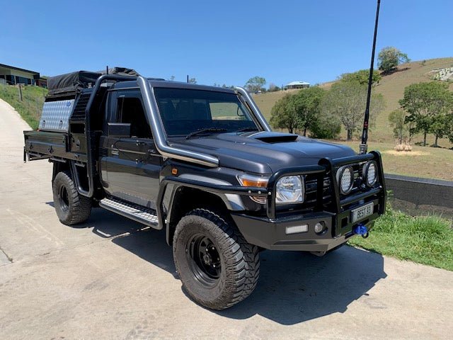 PHAT Bars - Toyota Landcruiser 79/76 Series Twin Snorkels - 4X4OC™ | 4x4 Offroad Centre