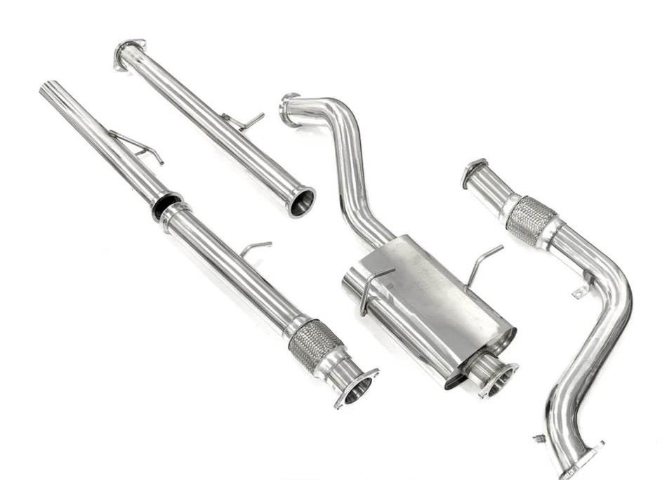 PPD Performance - Ford Courier (1996 - 2006) 2.5L 3' Stainless Steel Turbo Back Exhaust - 4X4OC™ | 4x4 Offroad Centre