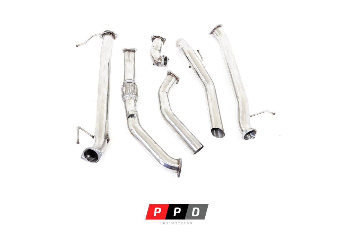 PPD Performance - Ford Ranger (2007 - 2011) PJ & PK Manual & Automatic 3' Stainless Turbo - Back Exhaust - 4X4OC™ | 4x4 Offroad Centre