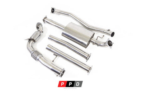 PPD Performance - Ford Ranger (2011 - 2016) PX / PXII 2.2L 3' Stainless Turbo Back Exhaust - 4X4OC™ | 4x4 Offroad Centre