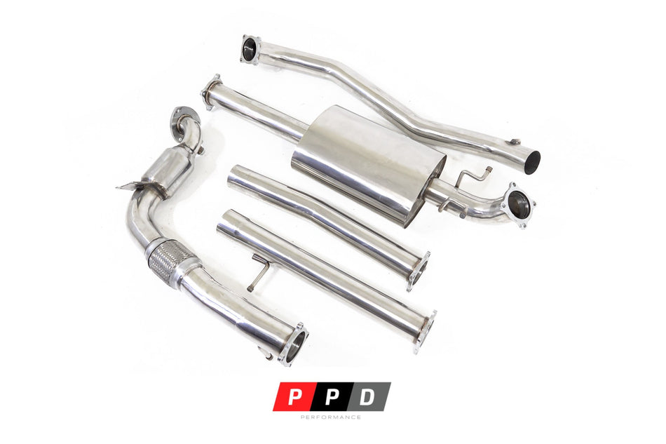 PPD Performance - Ford Ranger (2011 - 2016) PX / PXII 2.2L 3' Stainless Turbo Back Exhaust - 4X4OC™ | 4x4 Offroad Centre