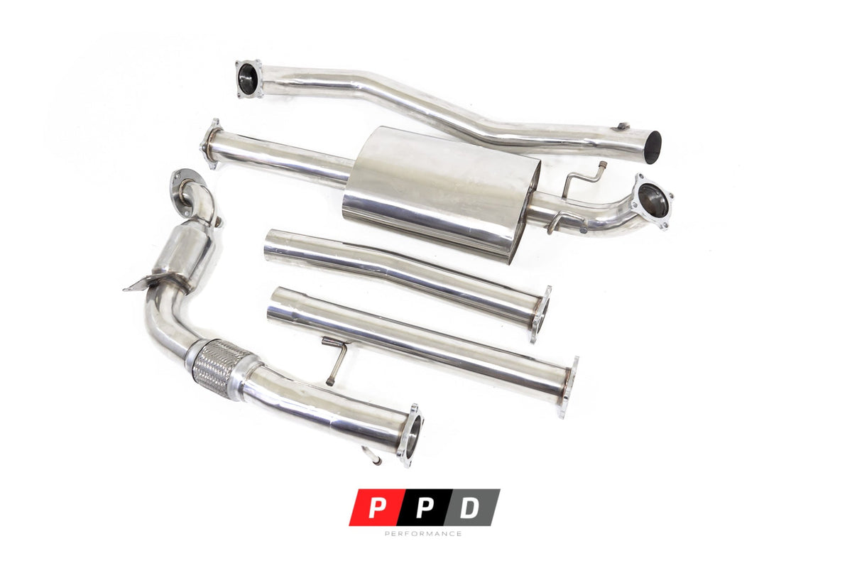 PPD Performance - Ford Ranger (2011 - 2016) PX / PXII 2.2L 3' Stainless Turbo Back Exhaust - 4X4OC™ | 4x4 Offroad Centre