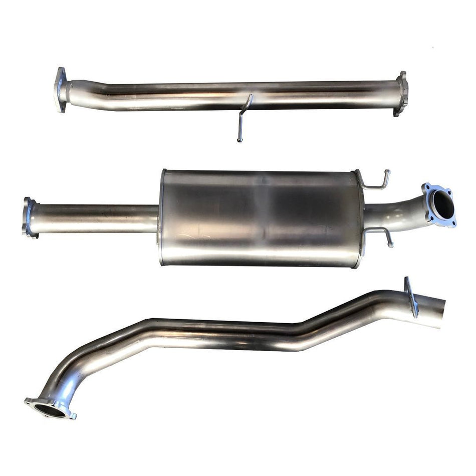 PPD Performance - Ford Ranger (2016 - 2021) 3.2L PX 2 2016 ONWARDS 3' Stainless Steel DPF Back Exhaust (Ballistic Exhaust - Berklee Performance) - 4X4OC™ | 4x4 Offroad Centre