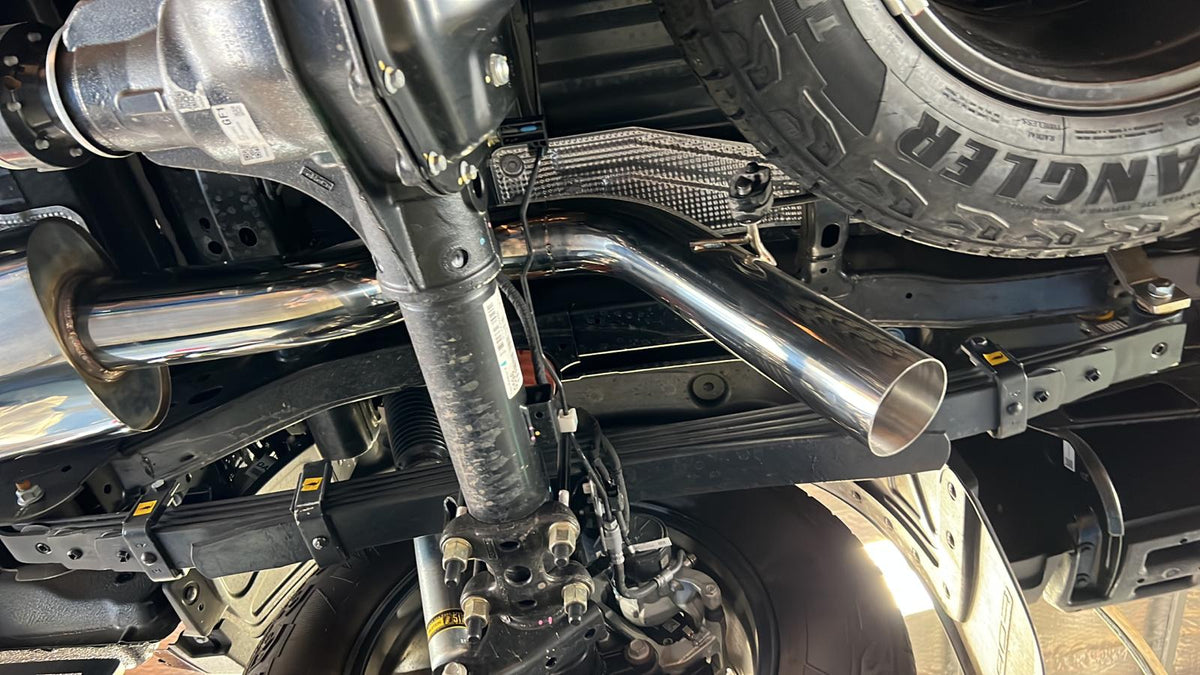 PPD Performance - Ford Ranger (2022 - 2025) 3.0L V6 MY22 NEXT GEN Ranger 4' Stainless DPF Back Exhaust - 4X4OC™ | 4x4 Offroad Centre