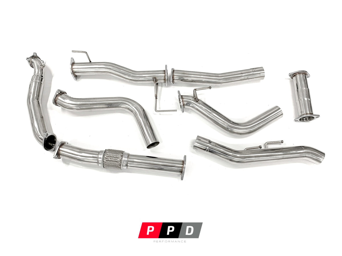 PPD Performance - Holden Colorado (08/2010 - 2011) Series 1.5 RC 3' Stainless Steel Turbo Back Exhaust - 4X4OC™ | 4x4 Offroad Centre