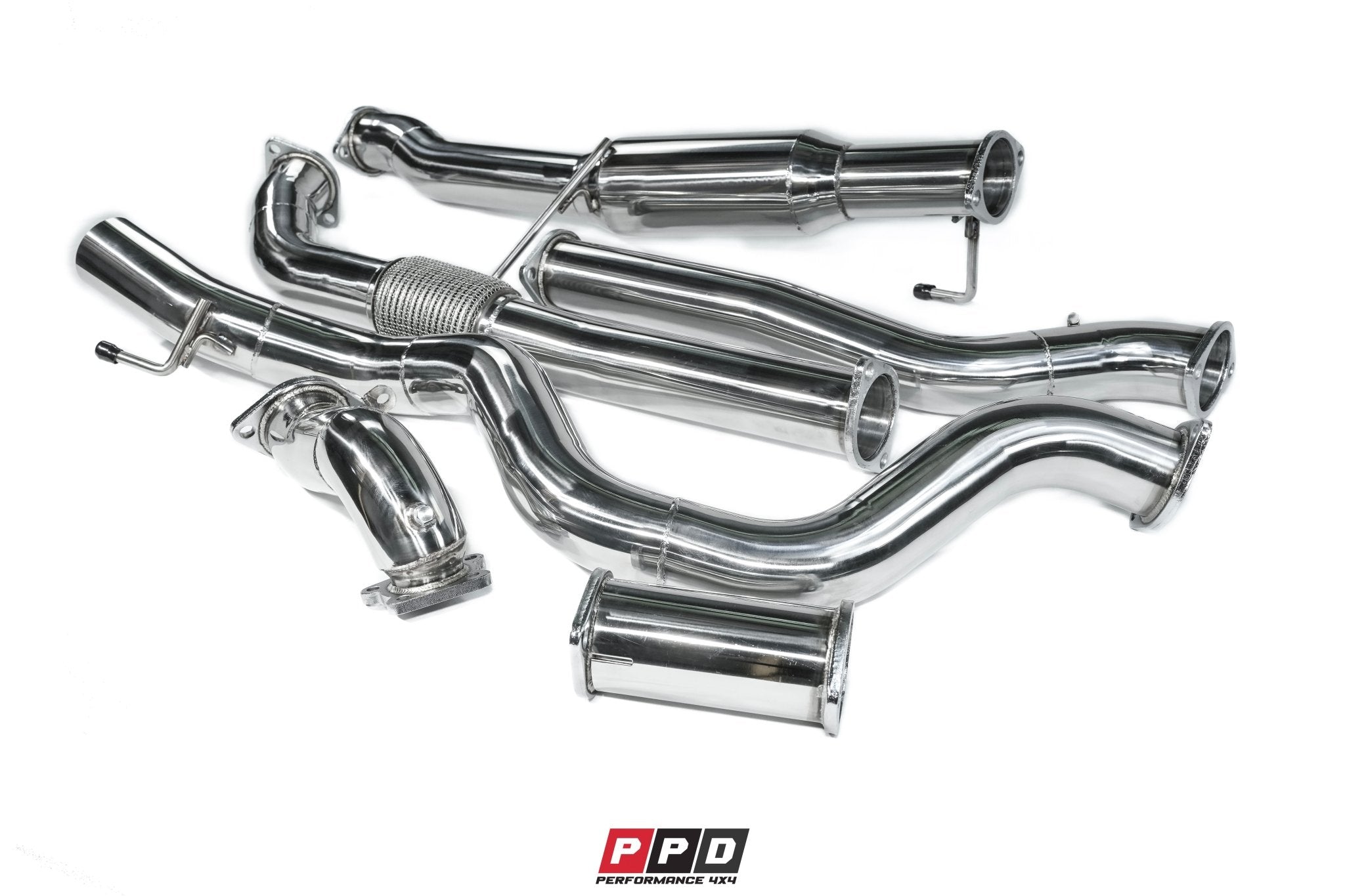 PPD Performance - Holden Colorado (2008 - 07/2010) 3L TD 3' Turbo Back Exhaust System - 4X4OC™ | 4x4 Offroad Centre